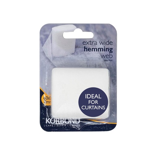 Curtain hemming tape 60mm - hemming, 8m