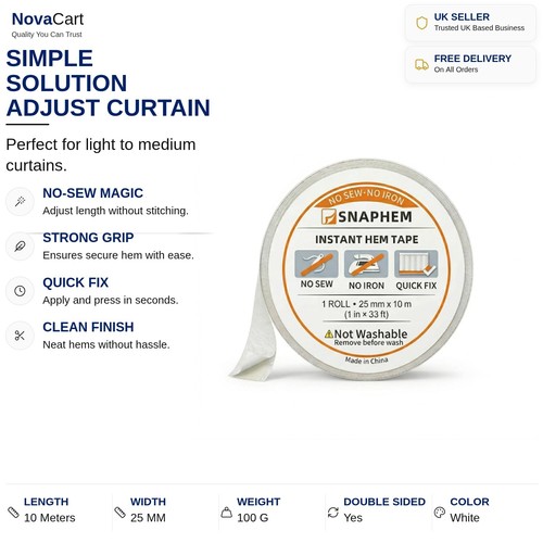 Hemming tape for curtains - hemming,